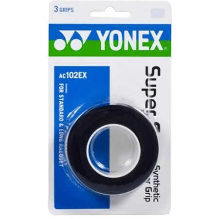 Yonex Surgrips Super Grap Synthetic Overgrip X3 Noir