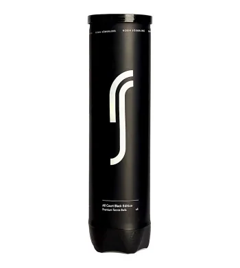 RS All Court Black Edition 4 Balles - Tube de balles de tennis