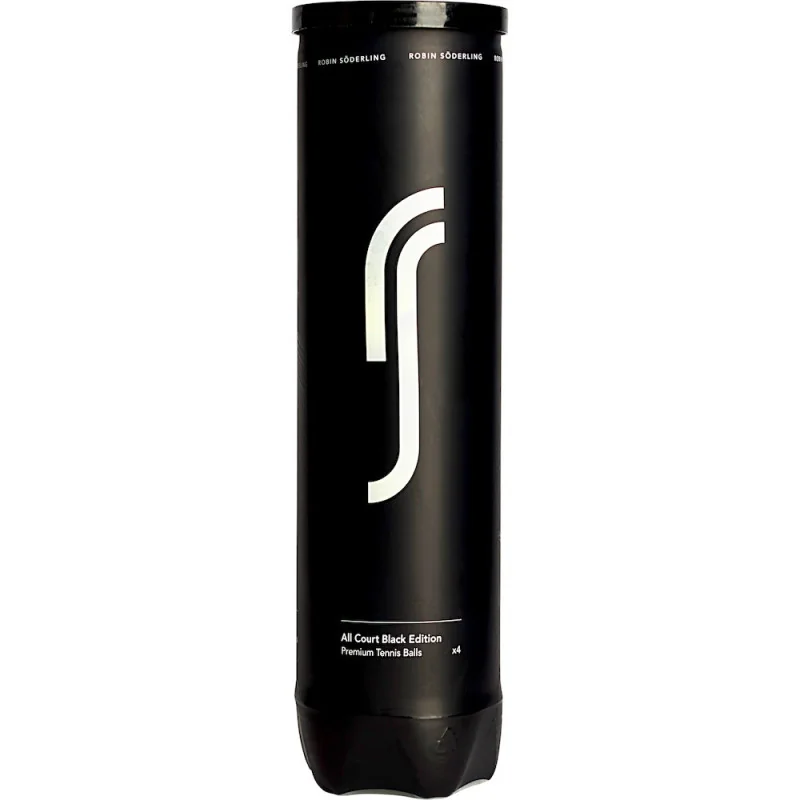 RS All Court Black Edition 4 Balles - Tube de balles de tennis