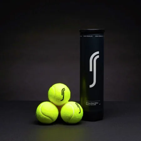 RS All Court Black Edition 4 Balles - Tube de balles de tennis