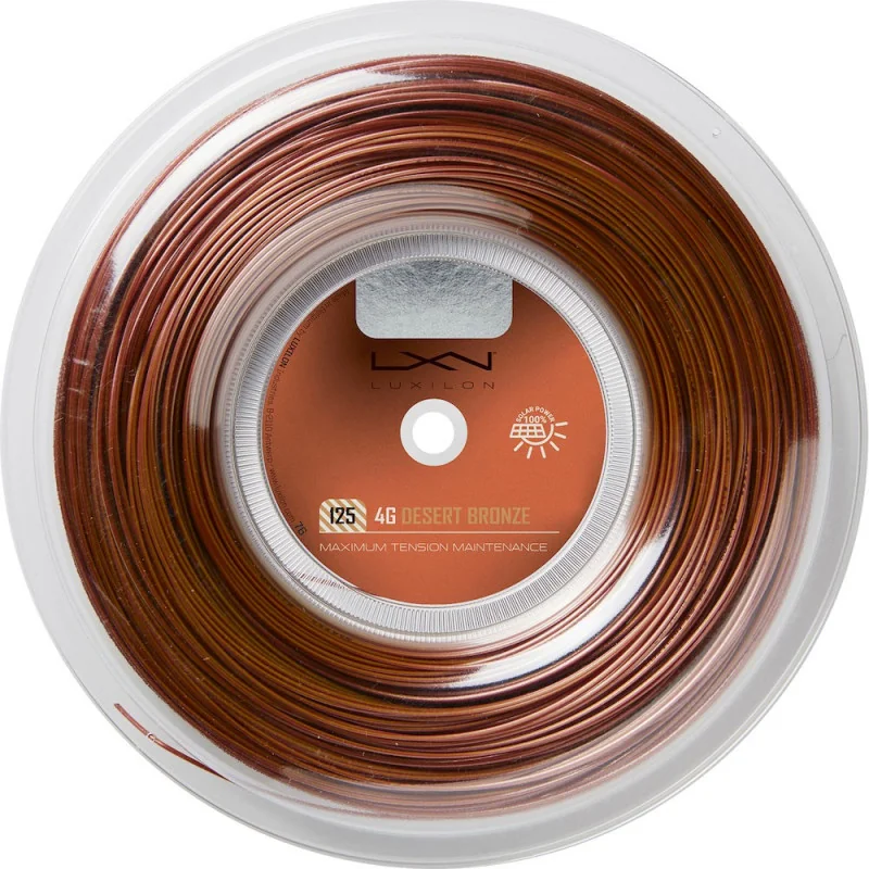 Cordage Luxilon 4G Desert Bronze 200m