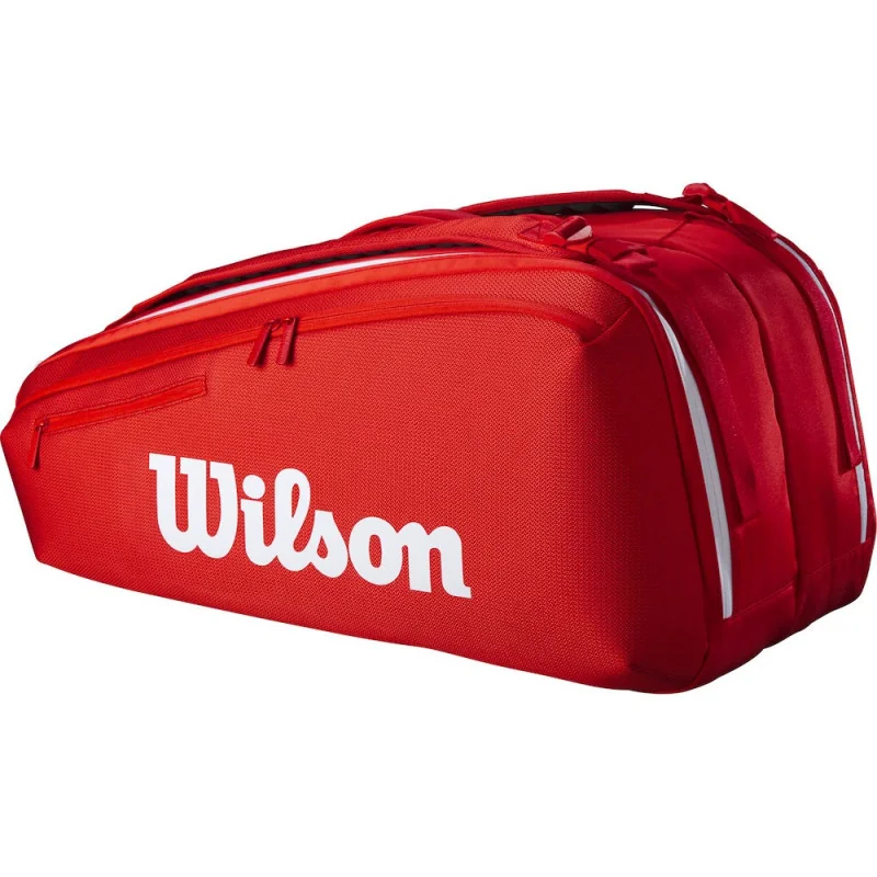 Wilson Super Tour 9PK Rouge