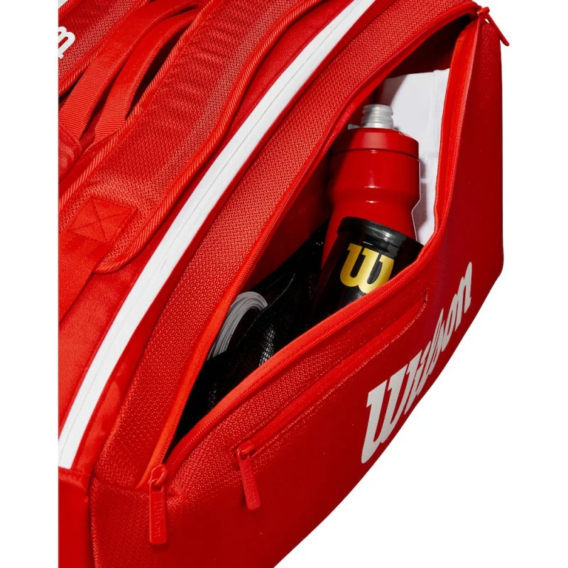 Wilson Super Tour 9PK Rouge