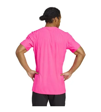 Adidas Freelift Tee-Shirt Rose Homme AH25