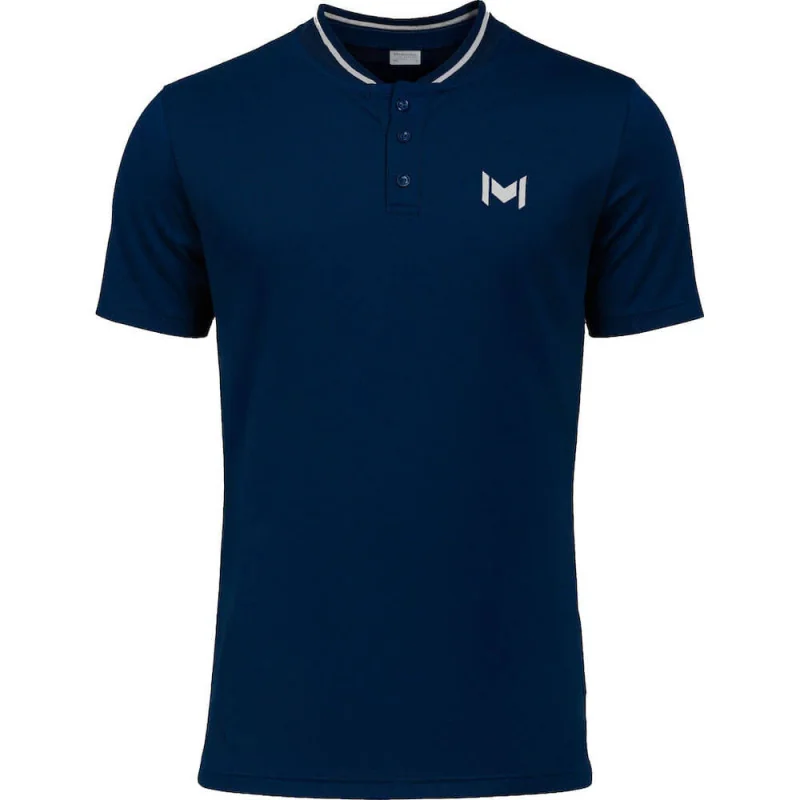 Mouratoglou Mandarin Collar Polo Homme PE26