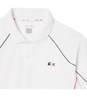 Lacoste Polo Equipe de France Blanc