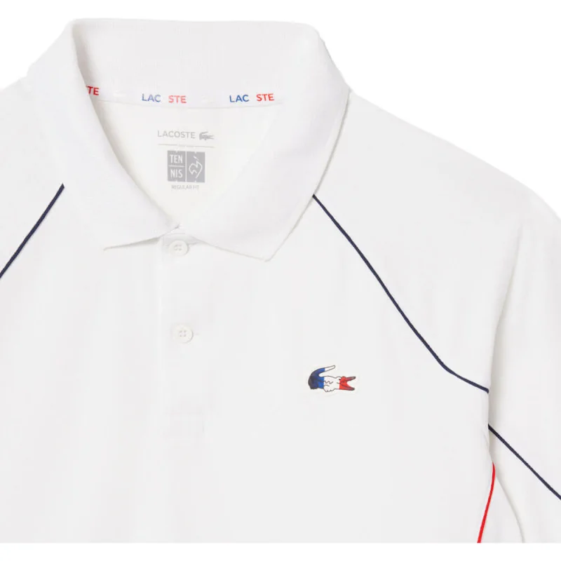 Lacoste Polo Equipe de France Blanc