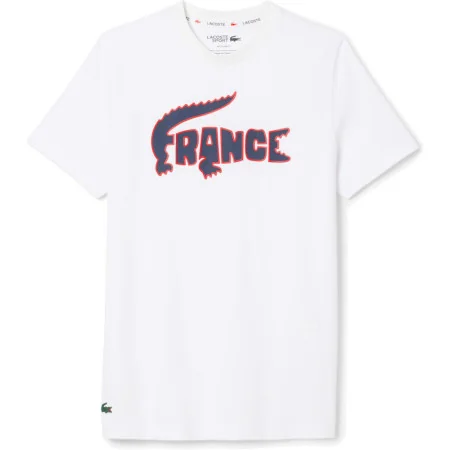 Lacoste Tee Shirt Equipe de France Homme PE26 Blanc