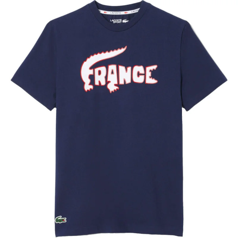 Lacoste Tee Shirt Equipe de France Homme PE26 Marine