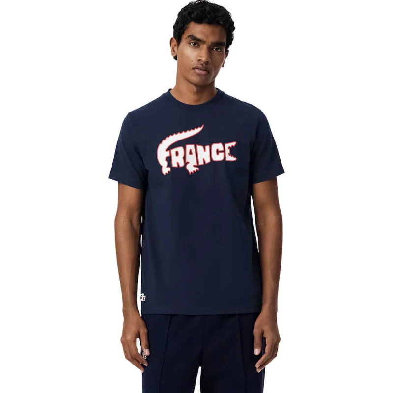 Lacoste Tee Shirt Equipe de France Homme PE26 Marine