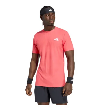Adidas Freelift Tee-Shirt Rouge Homme AH26