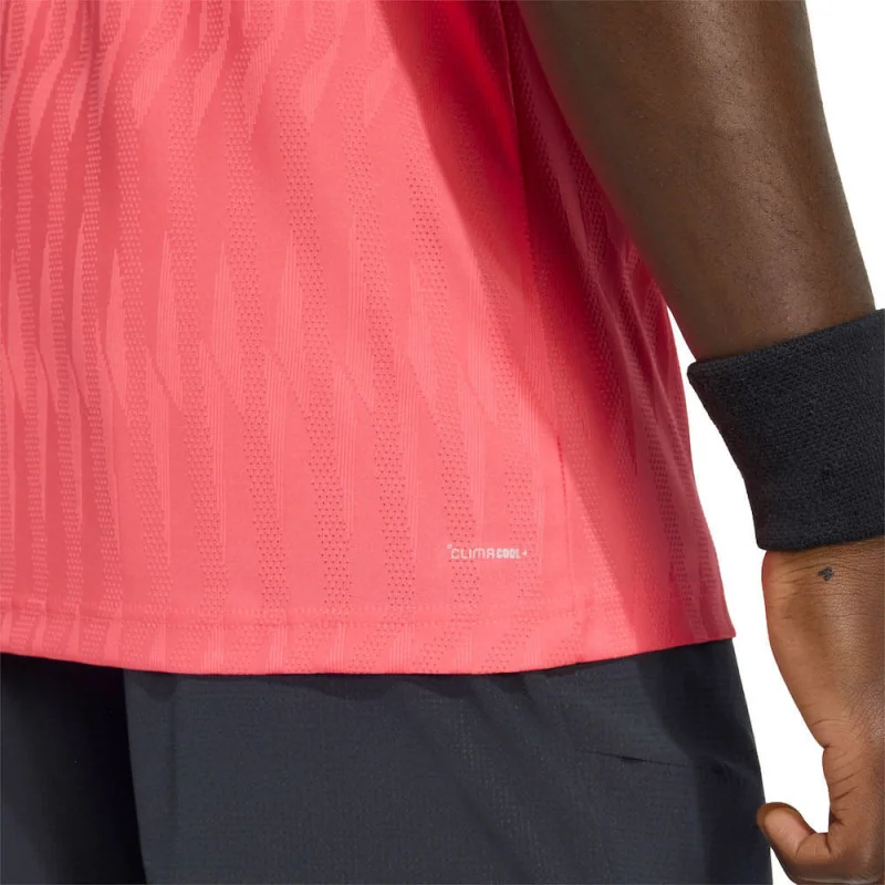 Adidas Freelift Tee-Shirt Rouge Homme AH26