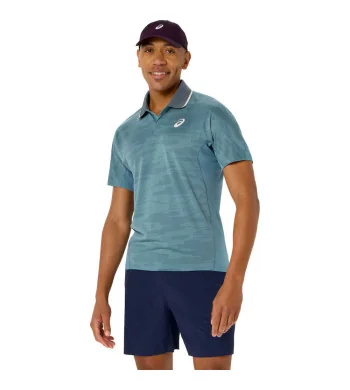 Asics Match Jacquard Polo SS Top Homme AH26