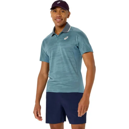 Asics Match Jacquard Polo SS Top Homme AH26