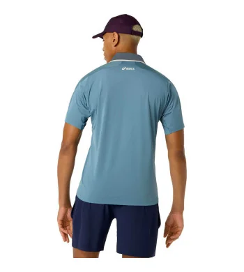 Asics Match Jacquard Polo SS Top Homme AH26