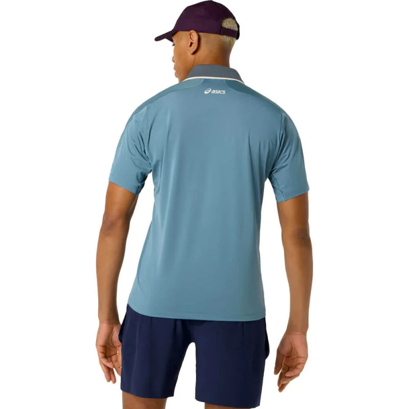 Asics Match Jacquard Polo SS Top Homme AH26