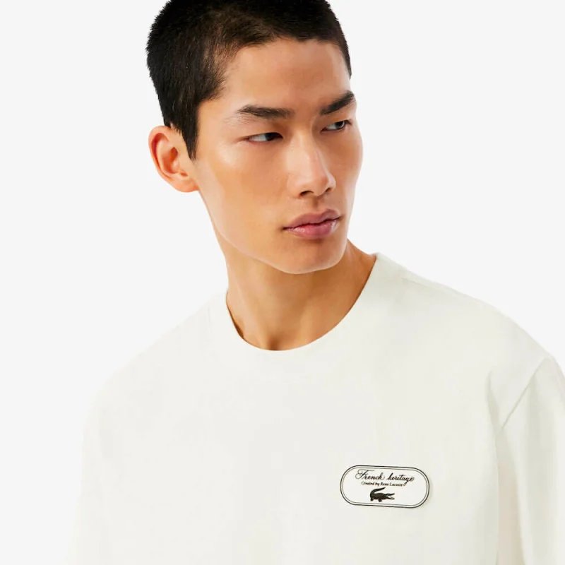 Lacoste Heritage Graphic Tee Homme AH26